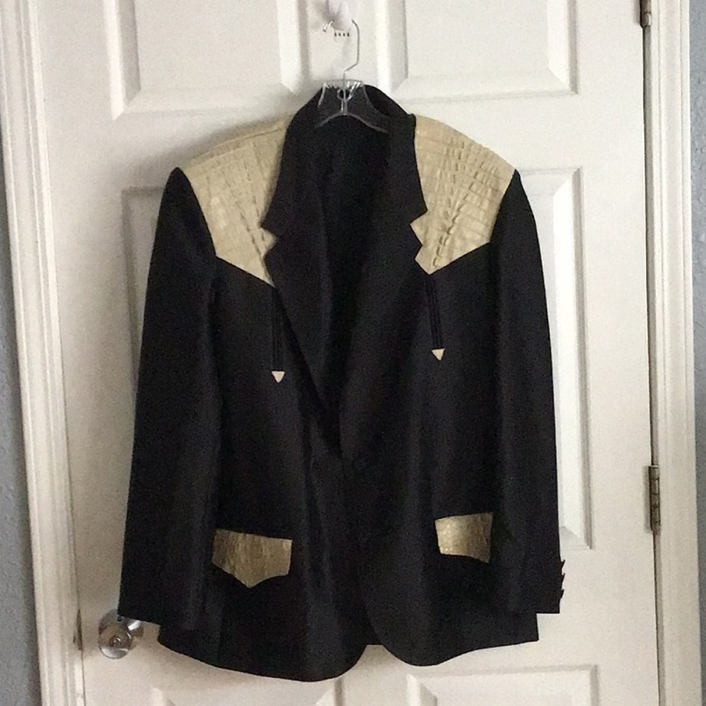 🔥🔥WILD HORSE 30%OFF LIST PRICE 🔥🔥.  Crocodile Embossed Western Jacket
